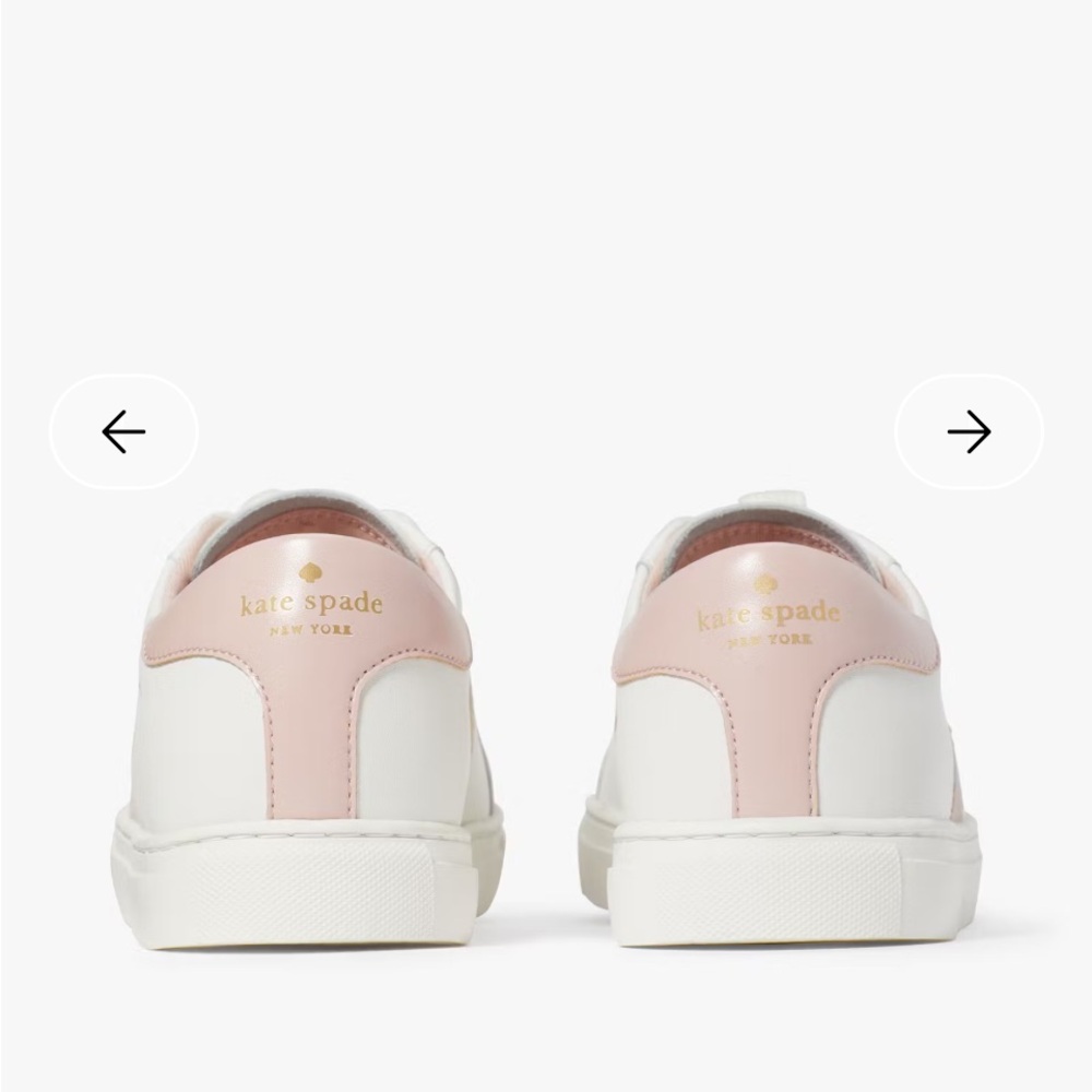 Kate Spade Women's Sneakers in White and Pink - Picture 4 of 11
